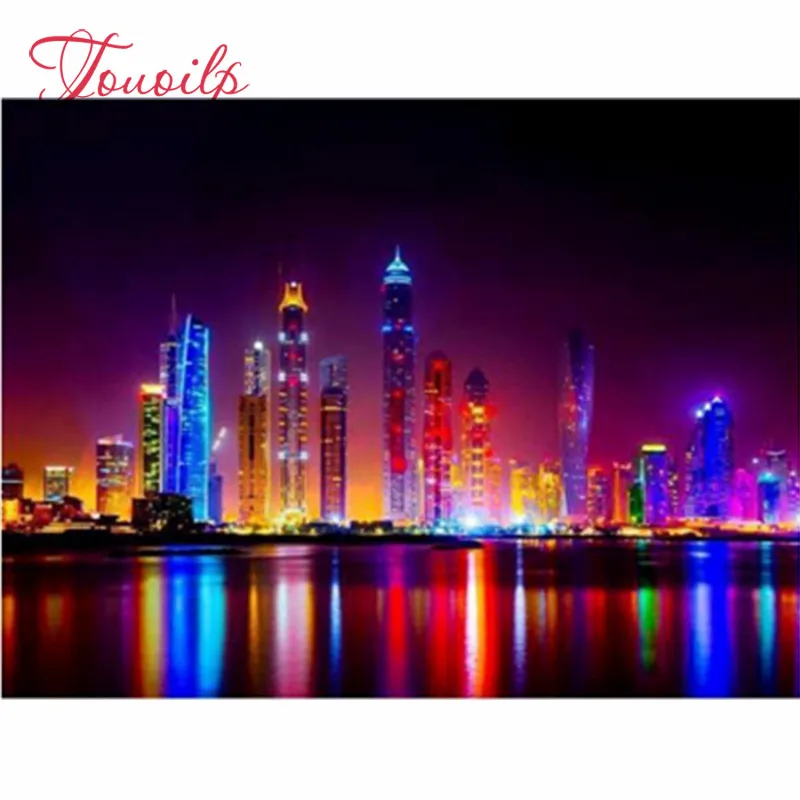 

TOUOILP 100% Full 5D Diy Daimond Painting Steden