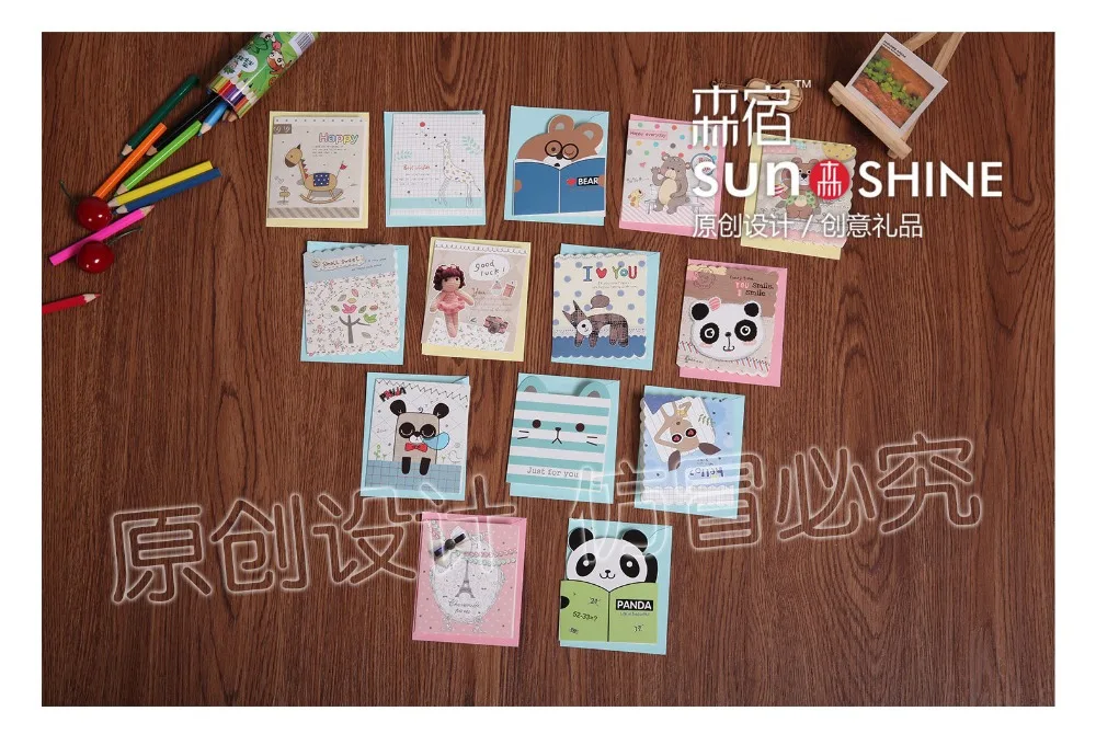 Бесплатная доставка! 1 партия = 100 шт.! Свежий милый мультфильм животных