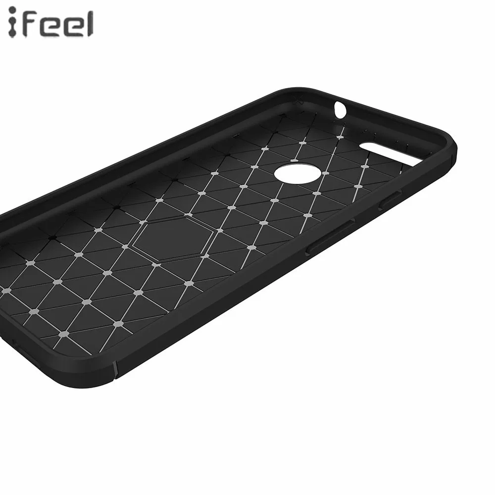 Ifeel резиновая Ударопрочный Мягкий Wiredrawing ТПУ Телефонные Чехлы для Google Pixel XL 5.5