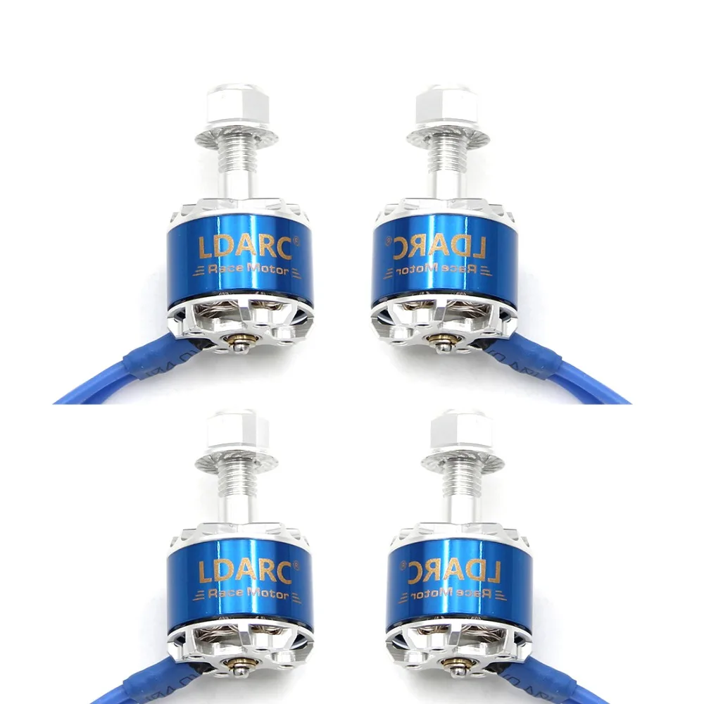 Моторы LEACO 1408 3750KV с посеребренным проводом моторы покрытием для 140 FPV Micro Drone 3