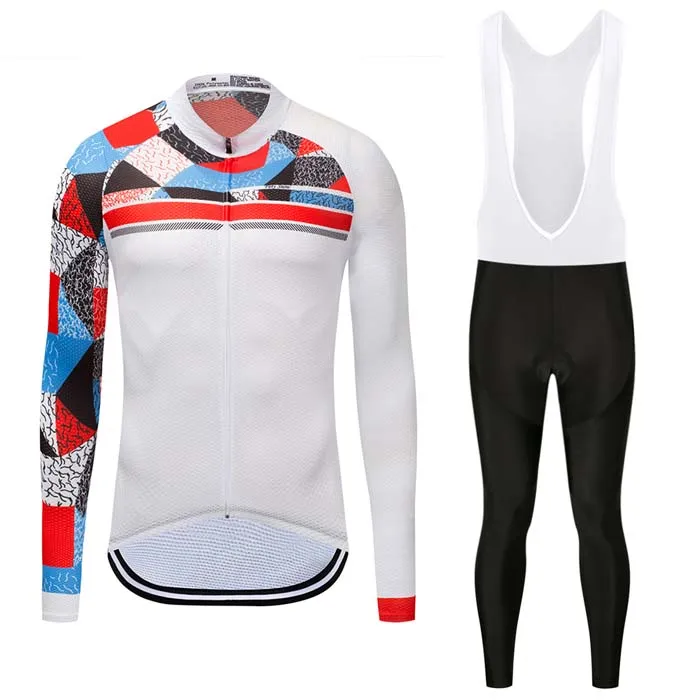 jersey and pants Комплект из Джерси для велоспорта, Мужская Зимняя Теплая Флисовая одежда для велоспорта, одежда для горного велосипеда, костюм для триатлона, спортивная одежда, облегающий костюм - Цвет: jersey and pants