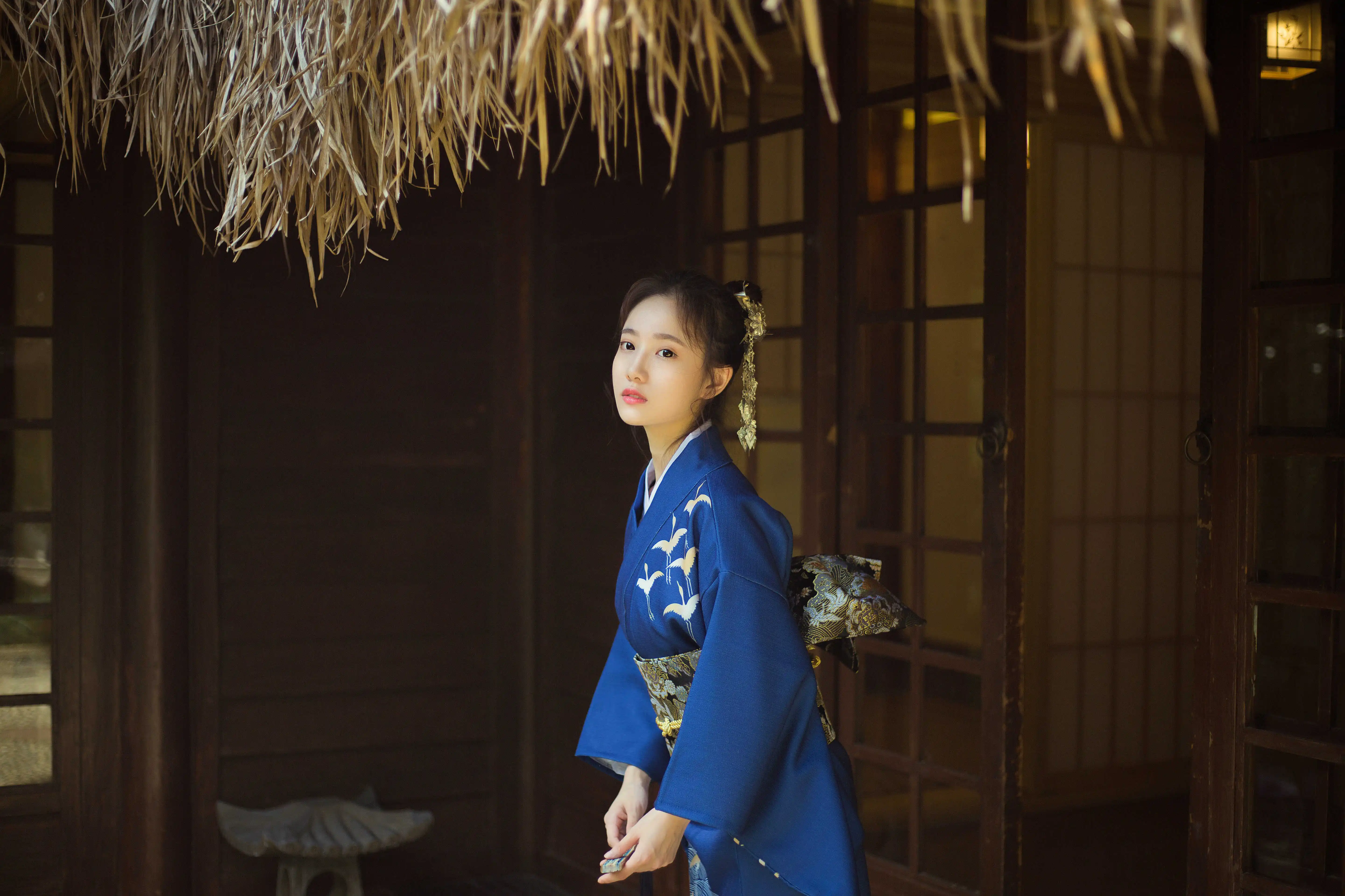 Японское традиционное кимоно с поясом для женщин haori yukata geisha Косплей Костюм obi женское кимоно с волнистым принтом вечернее платье D9012