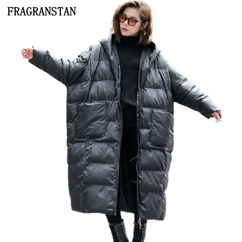 2018 зимние стеганые пальто толстое теплое приталенное с рукавами летучая мышь