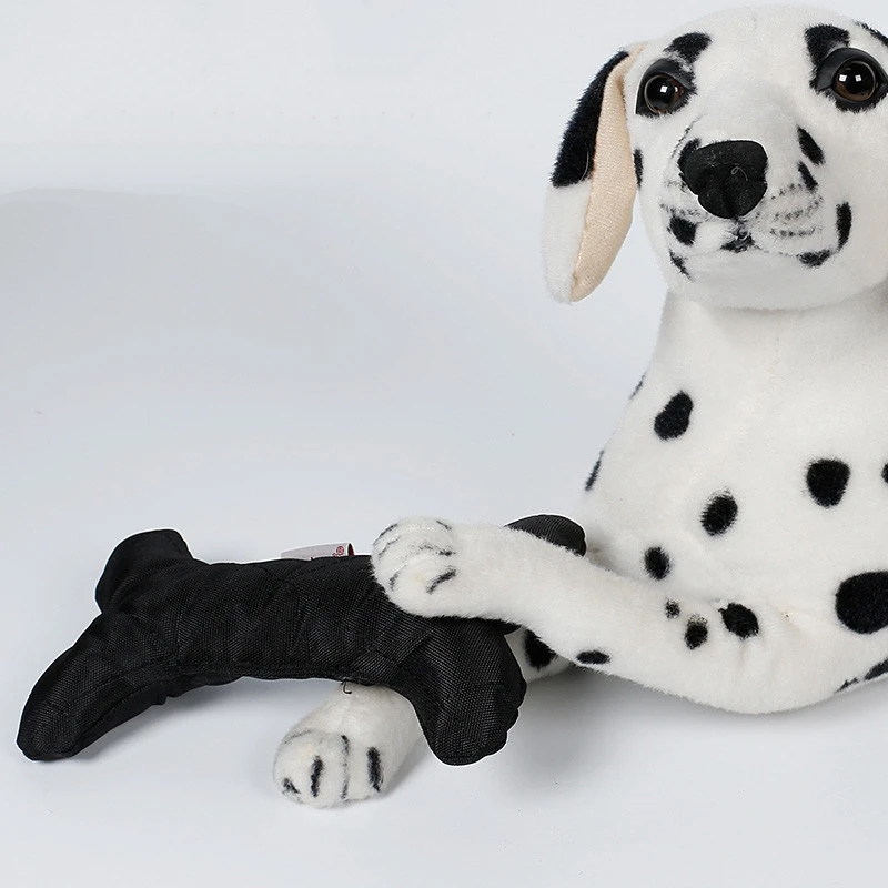 Игрушка для собак набитый крякающий кость плюшевая игрушка пищалка щенка