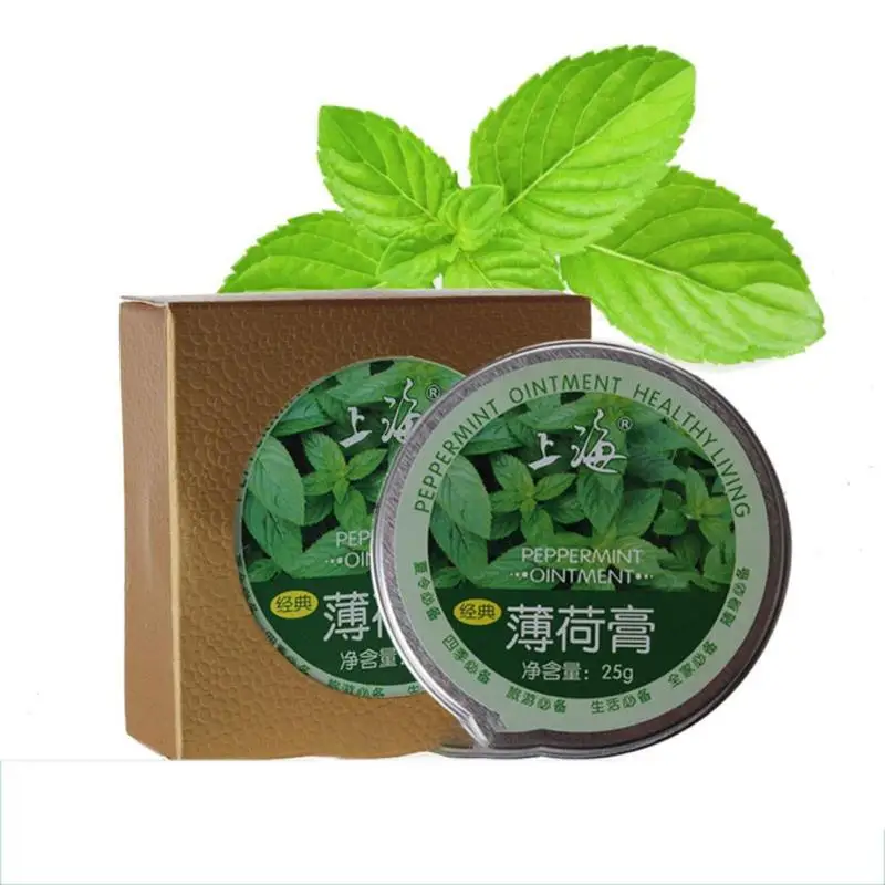 25 г мятный крем освежающий успокаивающее головная боль ментолом Salve