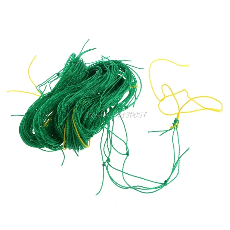 Сад зеленый нейлон из мешочного тика поддержка для плетения восхождение фасоли