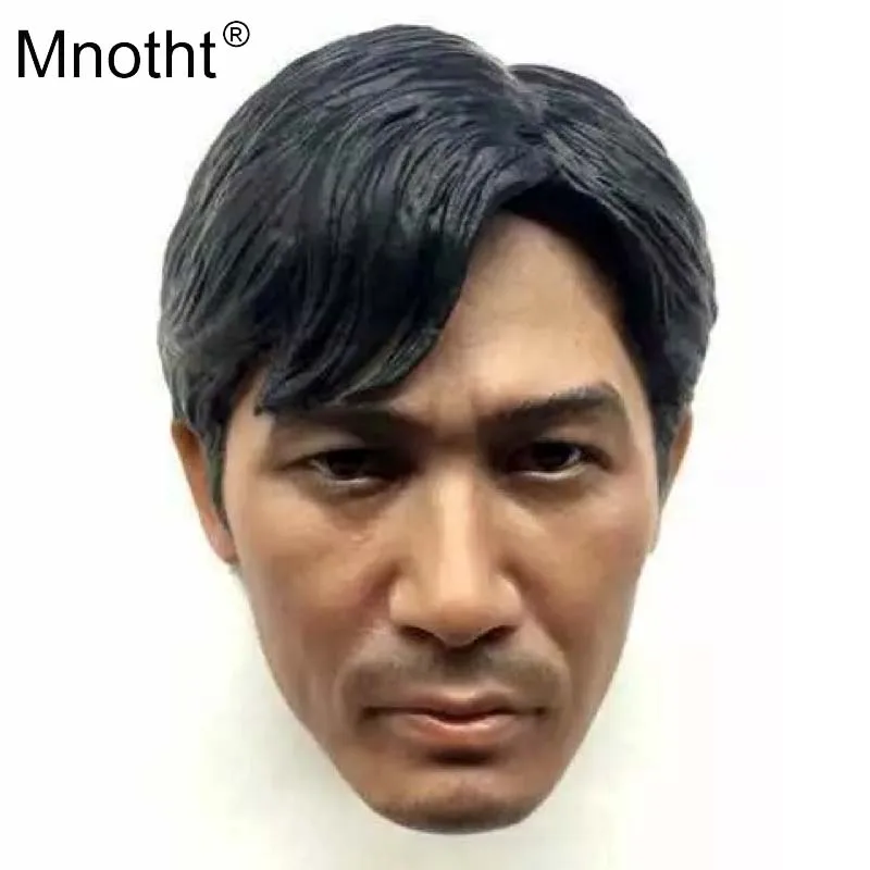 Игрушка Mnotht 1:6 резьба по головке Tony Leung фильм Адские дела модель лепки головы