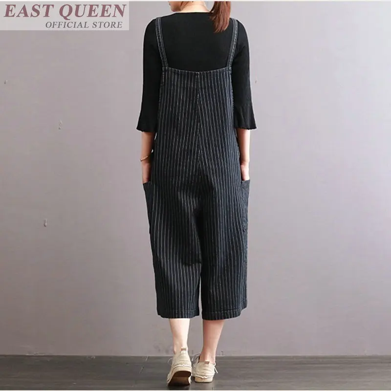 Вельветовый комбинезон женский 2018 длинный зимний для женщин ropmers streetwear