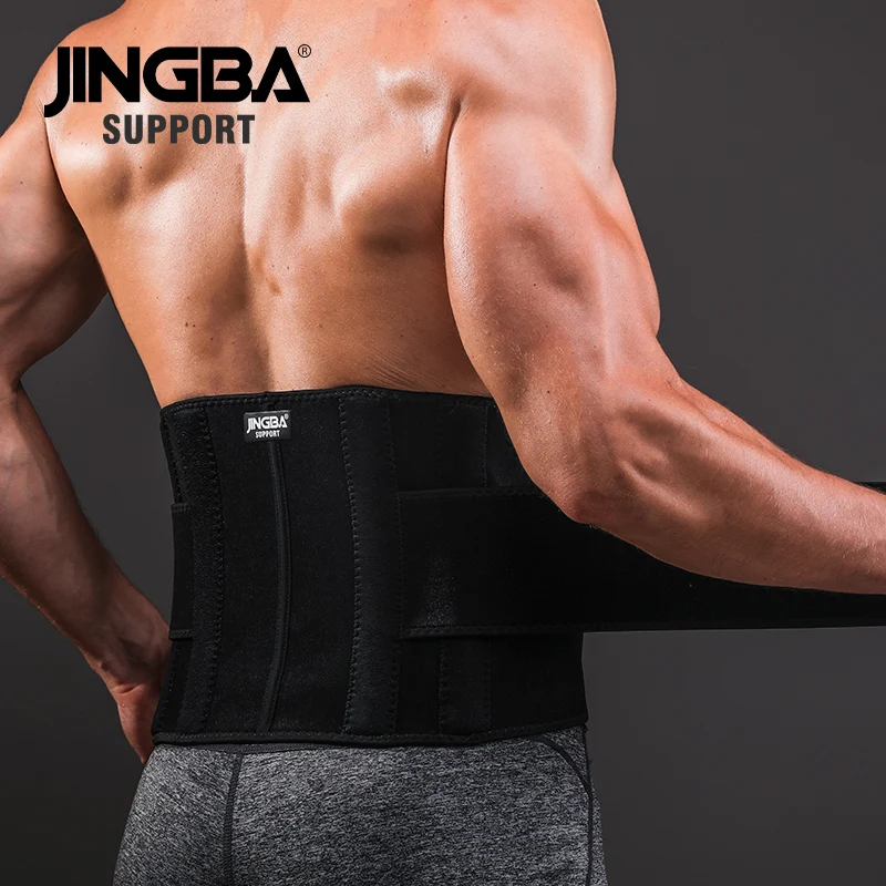 JINGBA поддержка Спортивный Пояс Пот Талия брюшной тренажер Триммер пояс фитнес