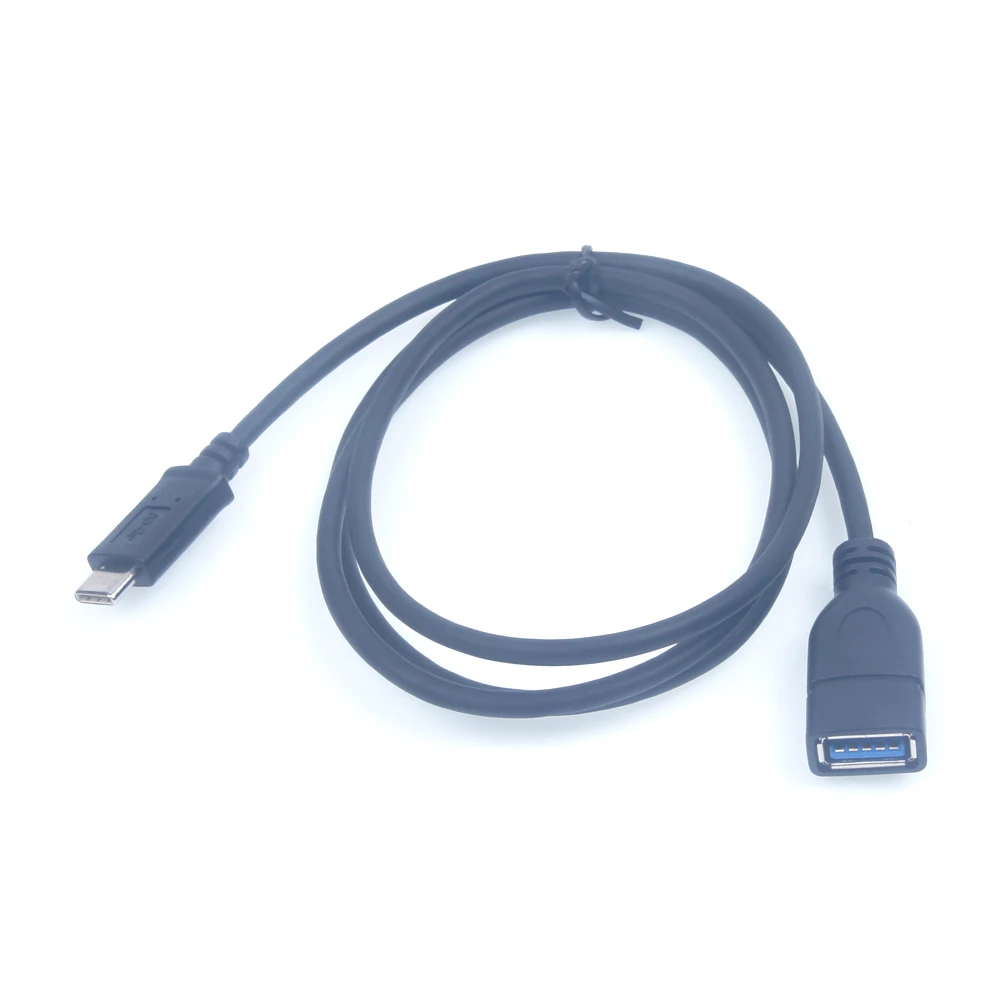Переходник с Type C папа на USB 3 0 A мама 1 OTG кабель для передачи данных TYPE-C метр |