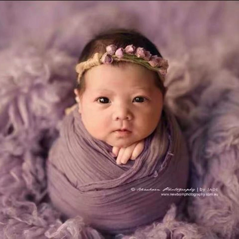 Newborn cheesecloth wrap Photography props Christmas set stretch knit Baby swaddle blanket backdrop Photo | Детская одежда и обувь