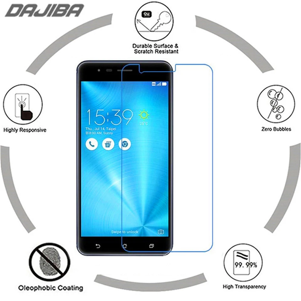 2.5D 9H закаленное стекло для ASUS Zenfone 3 ZOOM ZE553KL Защитная пленка экрана с защитой от