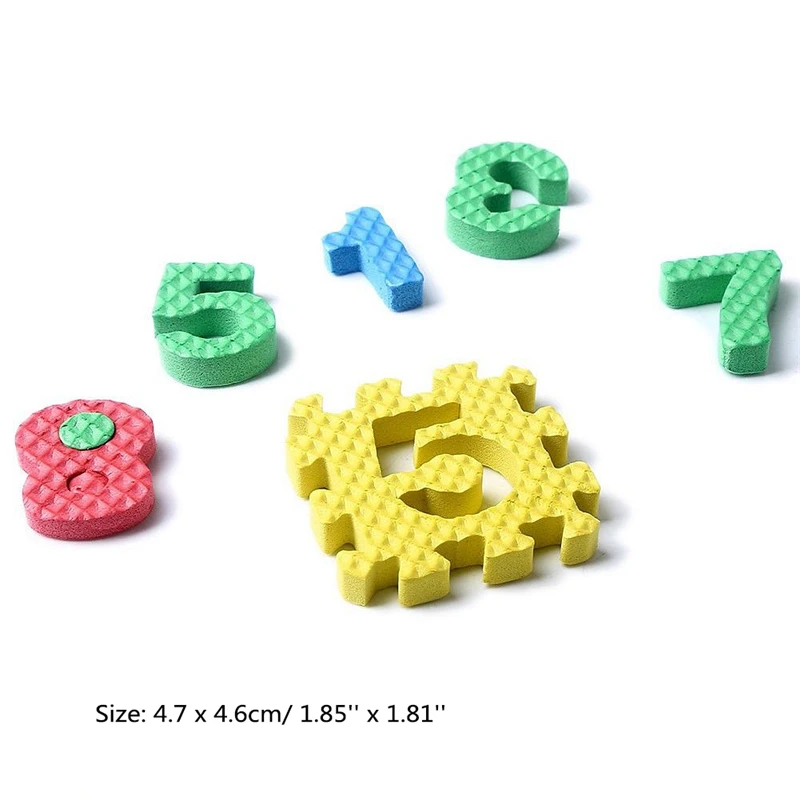 36Pcs Baby Child Number Alphabet Foam Maths Educational Toy Gift Bubble puzzle mats digital Children Intelligence Development