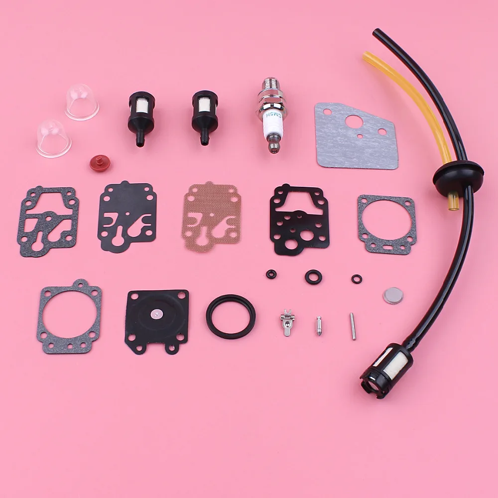 Ремонтный комплект карбюратора Carb для Honda GX35 HHT35S GX 35 газонокосилка шланг