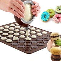 48 round holes mat silicone nonstick moulds baking pad diy cake dessert liner
