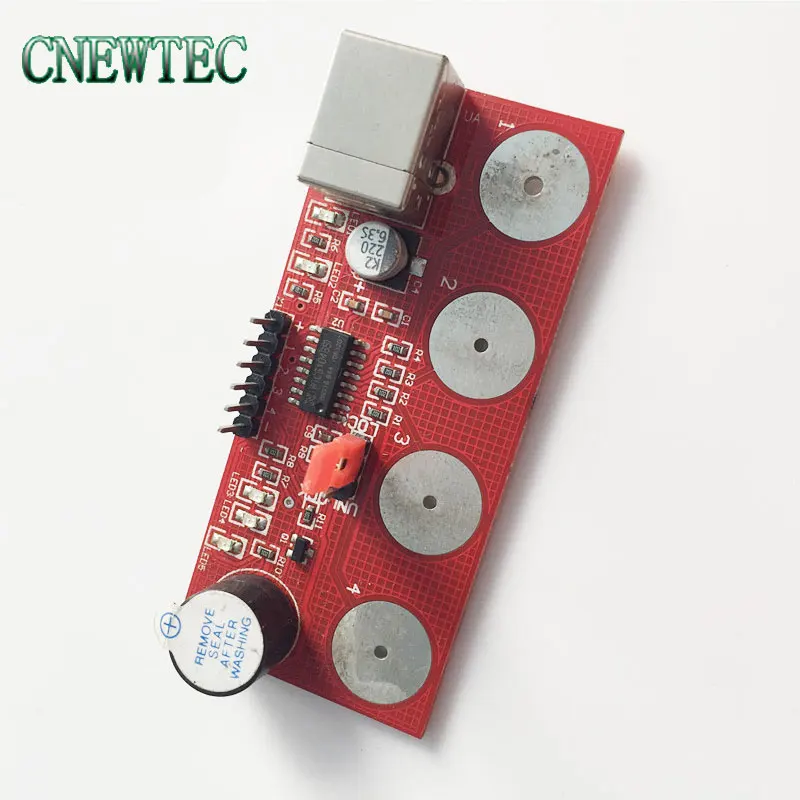 Сенсорный модуль с 4 кнопками емкостный сенсорный выключатель Бесконтактный