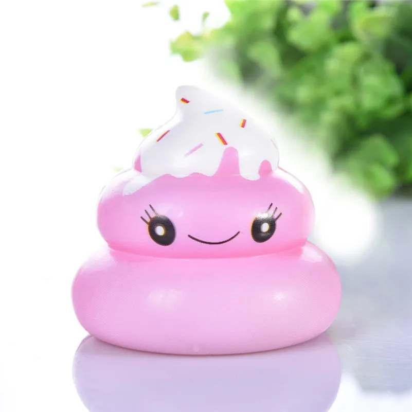 1 шт. милые мягкие игрушки Mochi Kawaii Yummy Food Poo Slow Rising Cream ароматизированные для снятия