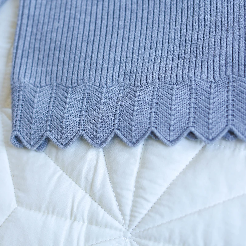 Свитер для маленьких девочек Осень-зима хлопковые пуловеры с длинным рукавом