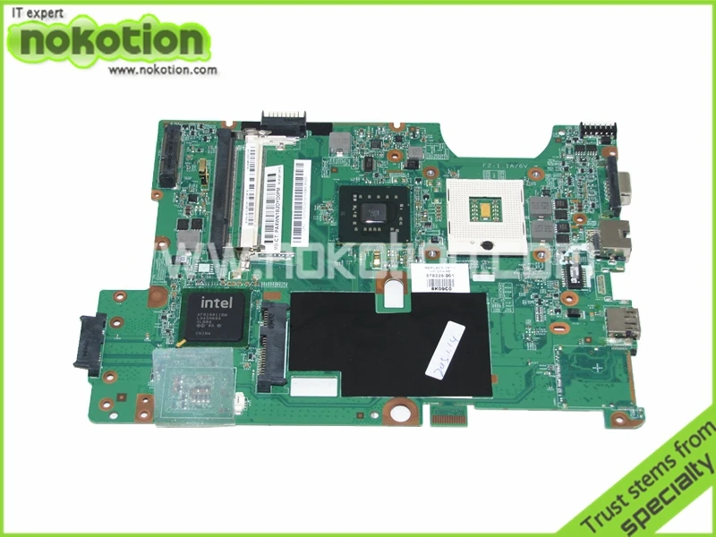 NOKOTION 48.4FQ01. 011 578228 001 материнская плата для ноутбука HP Compaq G60 CQ60 GL40 DDR2 Бесплатная