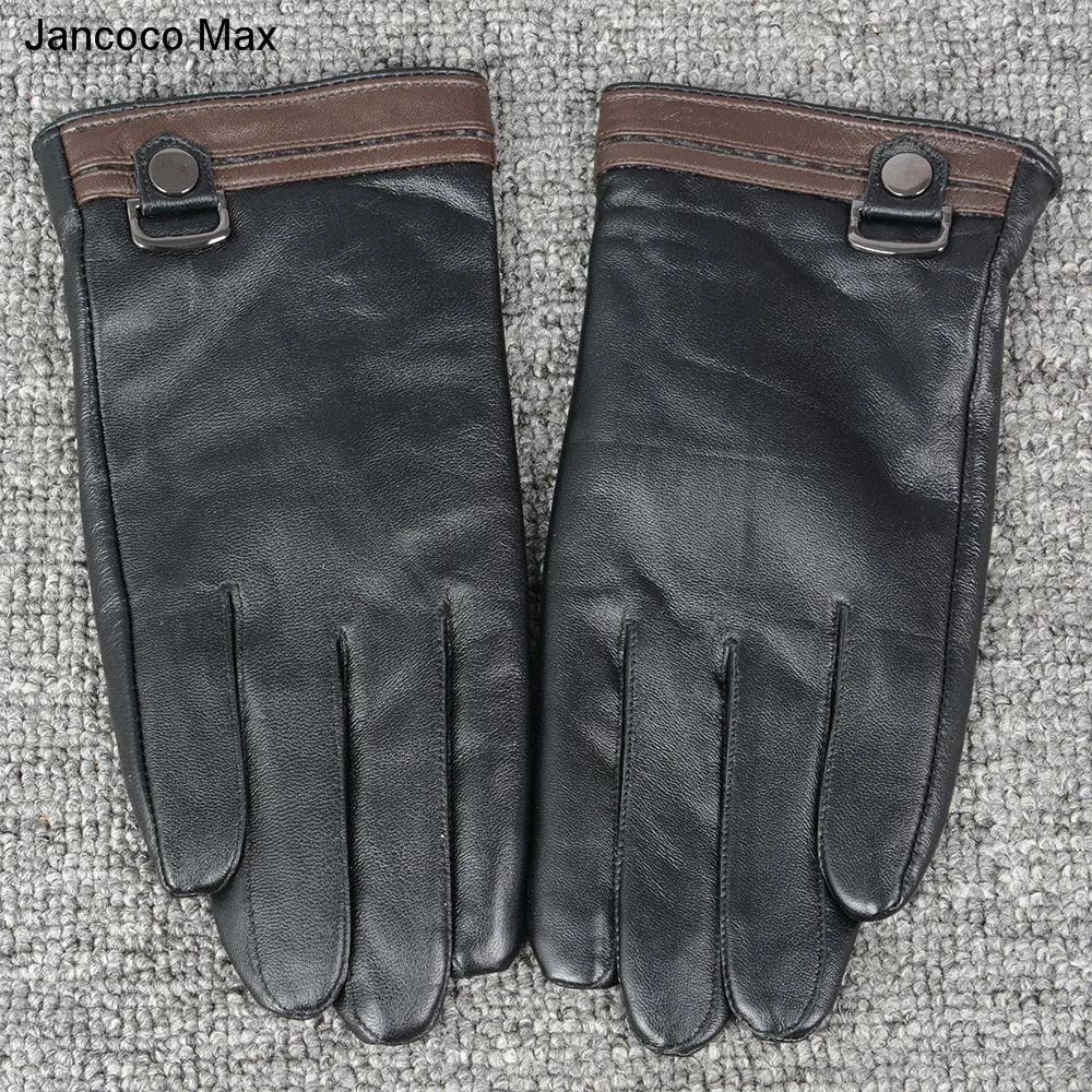 Jancoco Max высококачественные перчатки из овечьей кожи модные дизайнерские варежки с сенсорным экраном S2026