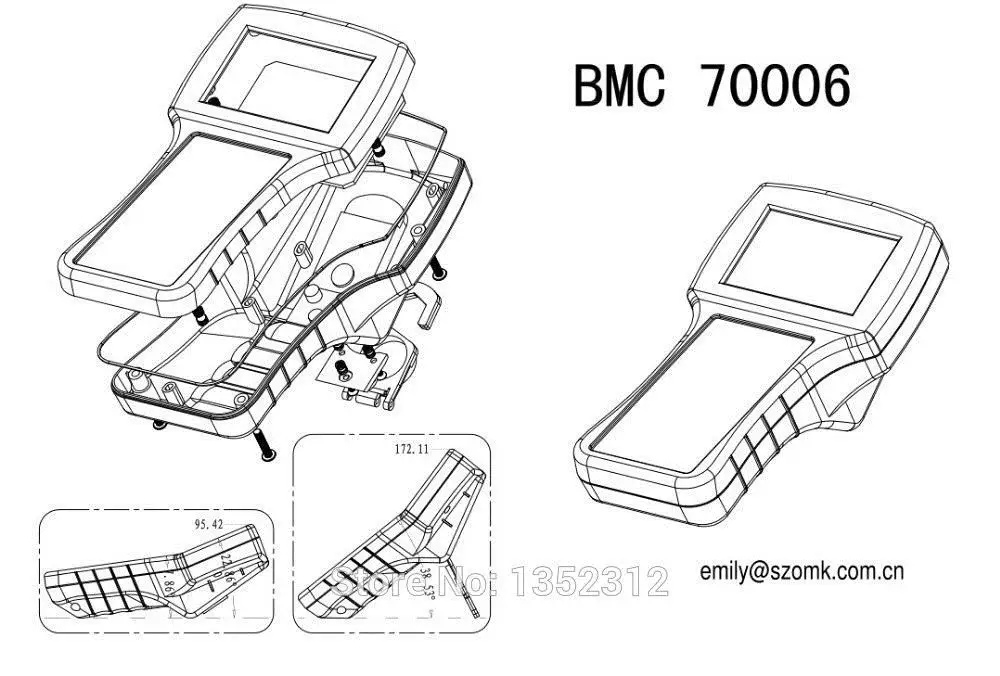 Бесплатная доставка 2 шт./лот карманная пластиковая электронная проектная