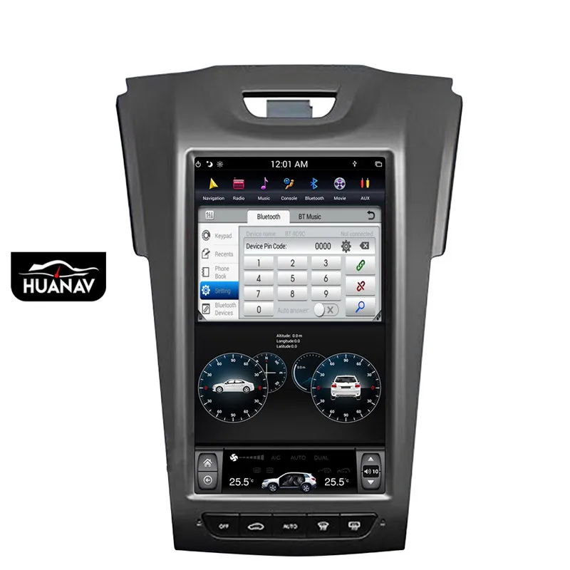 Автомобильный DVD плеер в стиле Tesla GPS навигатор для Isuzu D Max 2010 2019 Chevrolet S10 Trailblazer