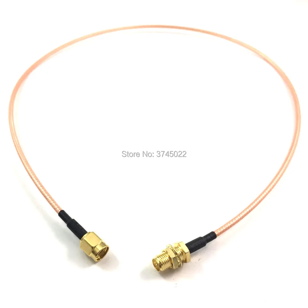 

1 шт. RG316 Sma коаксиальный кабель 50 см rp-Sma штекер к RP-sma Гнездовой разъем