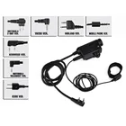 EARMOR лучший военный адаптер PTT Airsoft тактическая гарнитура PTT Kenwood для Airsoft MSA Sordin3M Peltor Бесплатная доставка