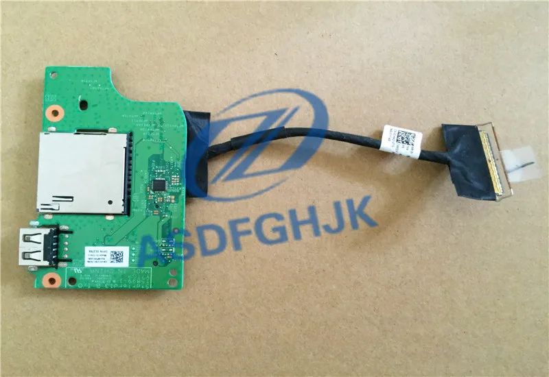 Оригинальный USB кардридер для ноутбука Dell Inspiron 5368 5568 с кабелем 1379X Φ 01379X 100% тест