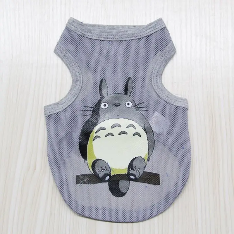 

2019 New Spring Summer Pet Vest Cheapest Clothes Shirts Small Dog Cat 100% Brand New T-shirt Cartoon Dogs Clothing 5 Color