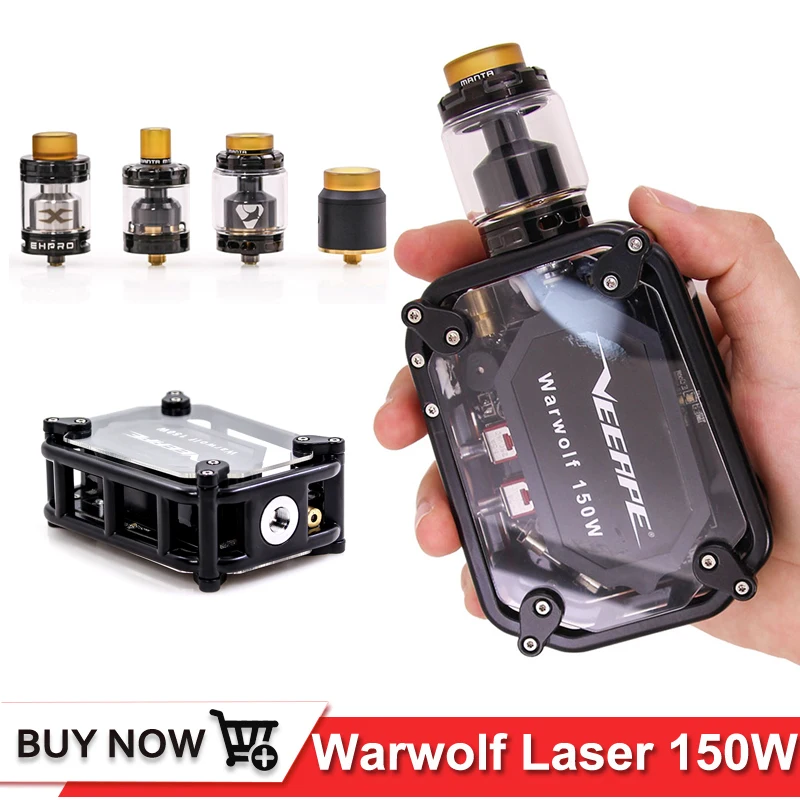 Warwolf лазерный комплект 150 w 3500mA Advken Манта MTL Artha изогнутый RDA Dragon Ball двигателя II coilart