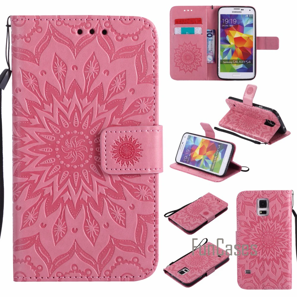 Рельефный чехол с изображением цветов и СПС coque samsung Galaxy S3 SIII i9300 fundas S5 S4 + держатель
