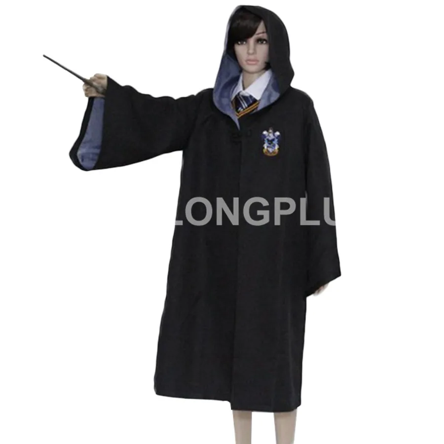 Бесплатная доставка Ravenclaw Косплей халат плащ рубашка шарф галстук свитер