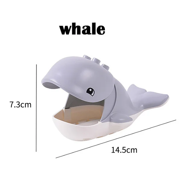 Whale Duplos фигурки животных, большие наборы строительных блоков, слон, обезьяна, лошадь, детские мини Развивающие игрушки для детей, подарок - Цвет: Whale