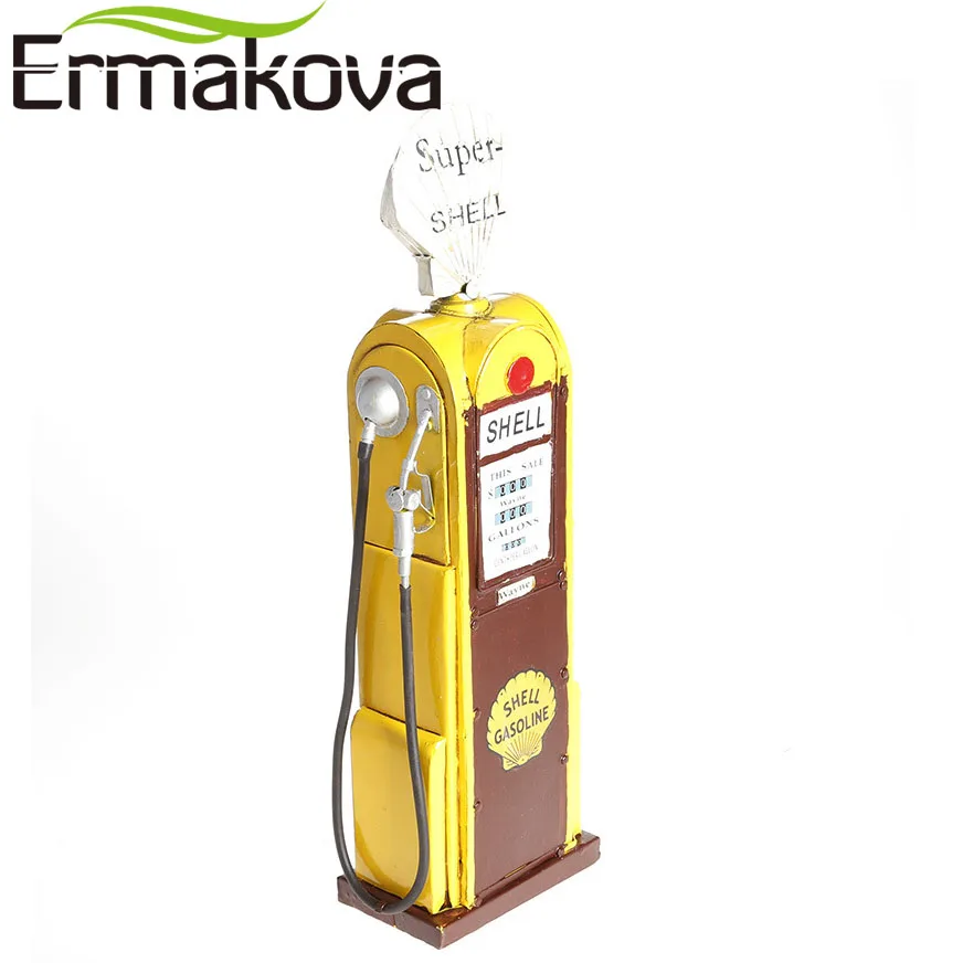 ERMAKOVA 46 см (18 1 &quot) высота ретро ручная работа металлическая газовая станция модель