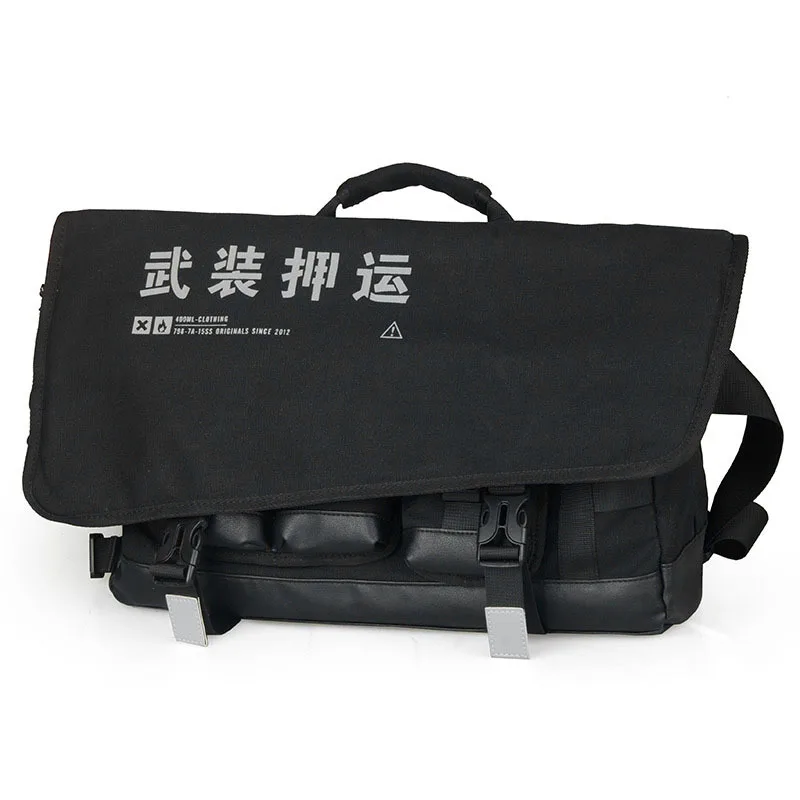 2018 винтажная черная однотонная мужская сумка мессенджер на груди сумки через