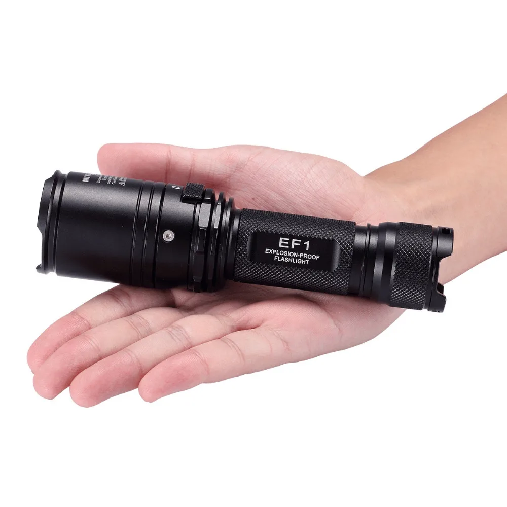 Взрывозащищенный светодиодный тактический фонарик NITECORE EF1 CREE XM L2 U3 830LM ProTorch Ex D II C