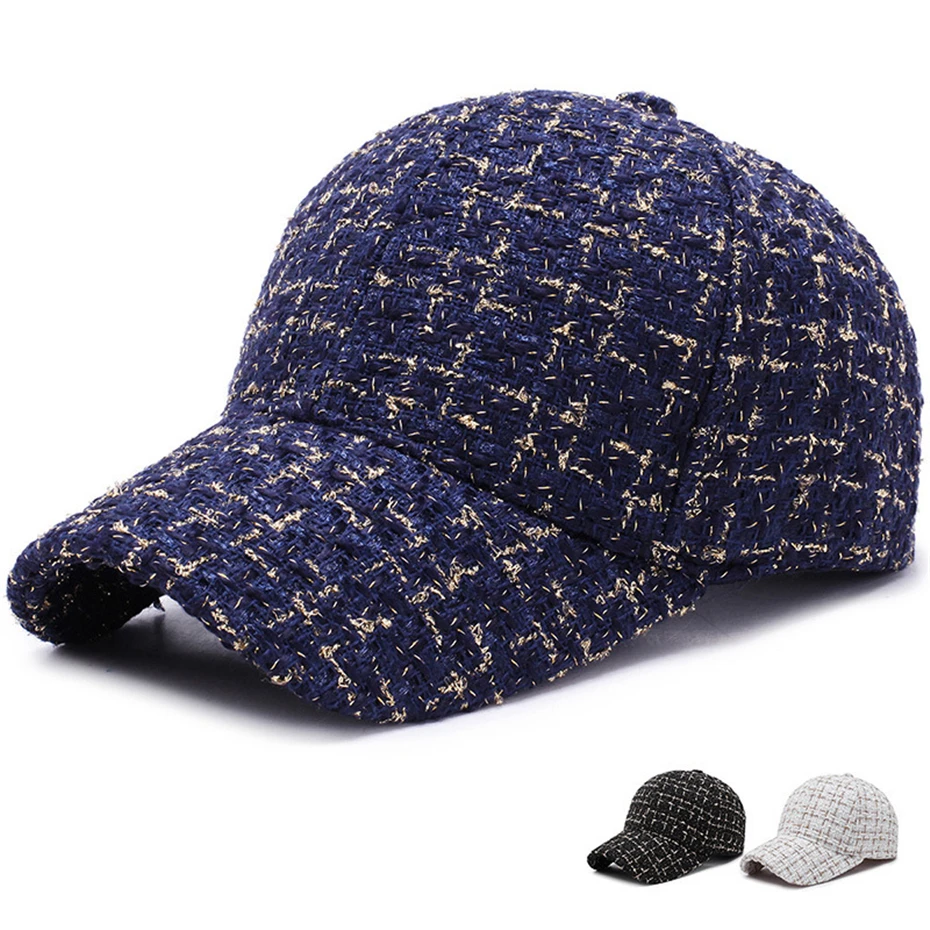 2018 зимняя клетчатая бейсбольная кепка для женщин и мужчин уличная прогулочная