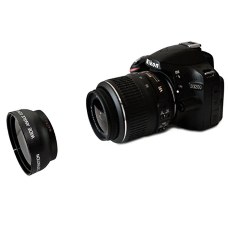 Профессиональный конвертер 52 мм для цифровой зеркальной камеры Nikon D5100 D3200 D70 D40 с