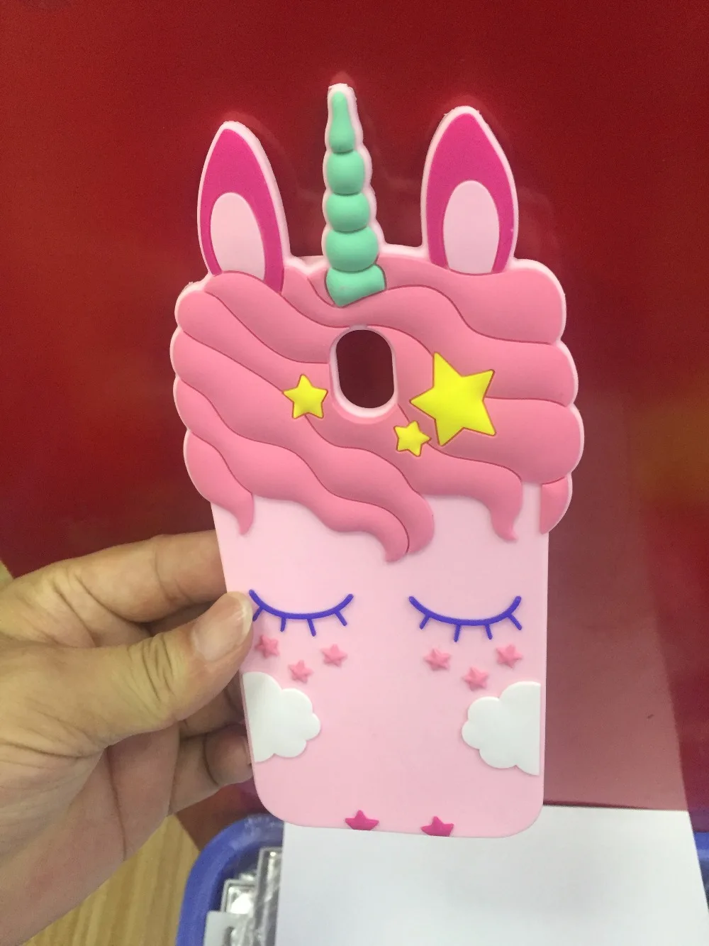 HAIANGUO For Samsung Galaxy J3 J5 J7 pro 2017 EU J530 J730 Unicorn phone Cases Cute Cartoon Eyelashes horse Soft back cover case |