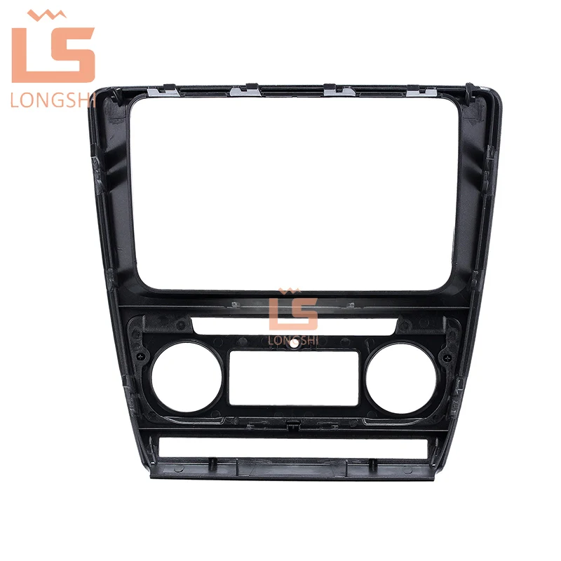 2din фасции для 2010-2013 Skoda Octavia двойной Din Автомобильная рамка радио фасции в Dash dvd-плеер наружная рама объемная панель, 2 DIN