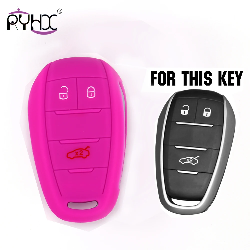 3 Button Silicone ryhx Car Key Case Cover For Alfa Romeo 159 156 GT Spider | Автомобили и мотоциклы