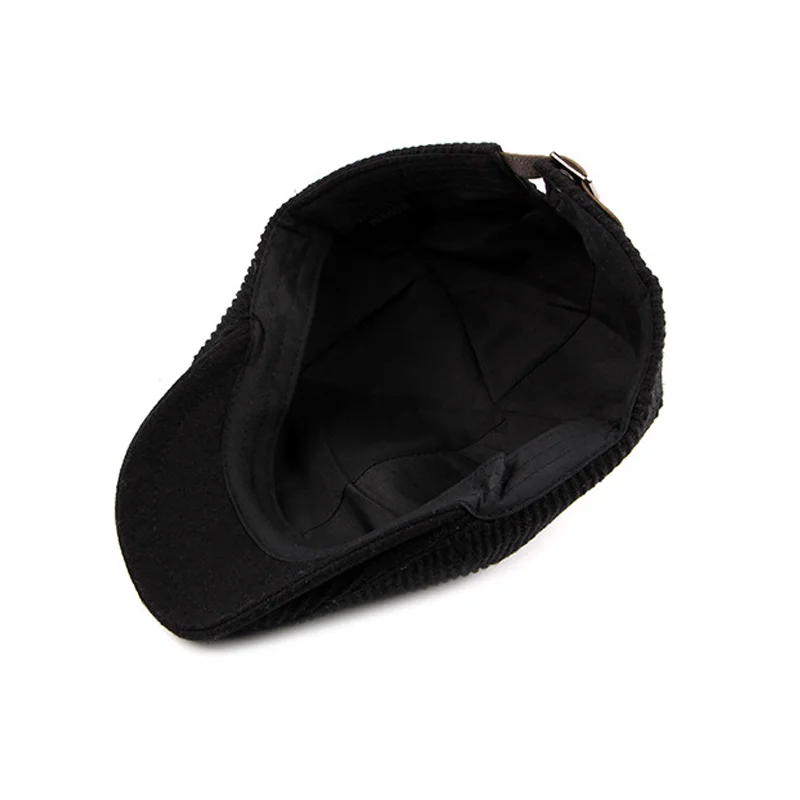 2019 осенне зимние вельветовые Теплые кепки береты плоские шапки