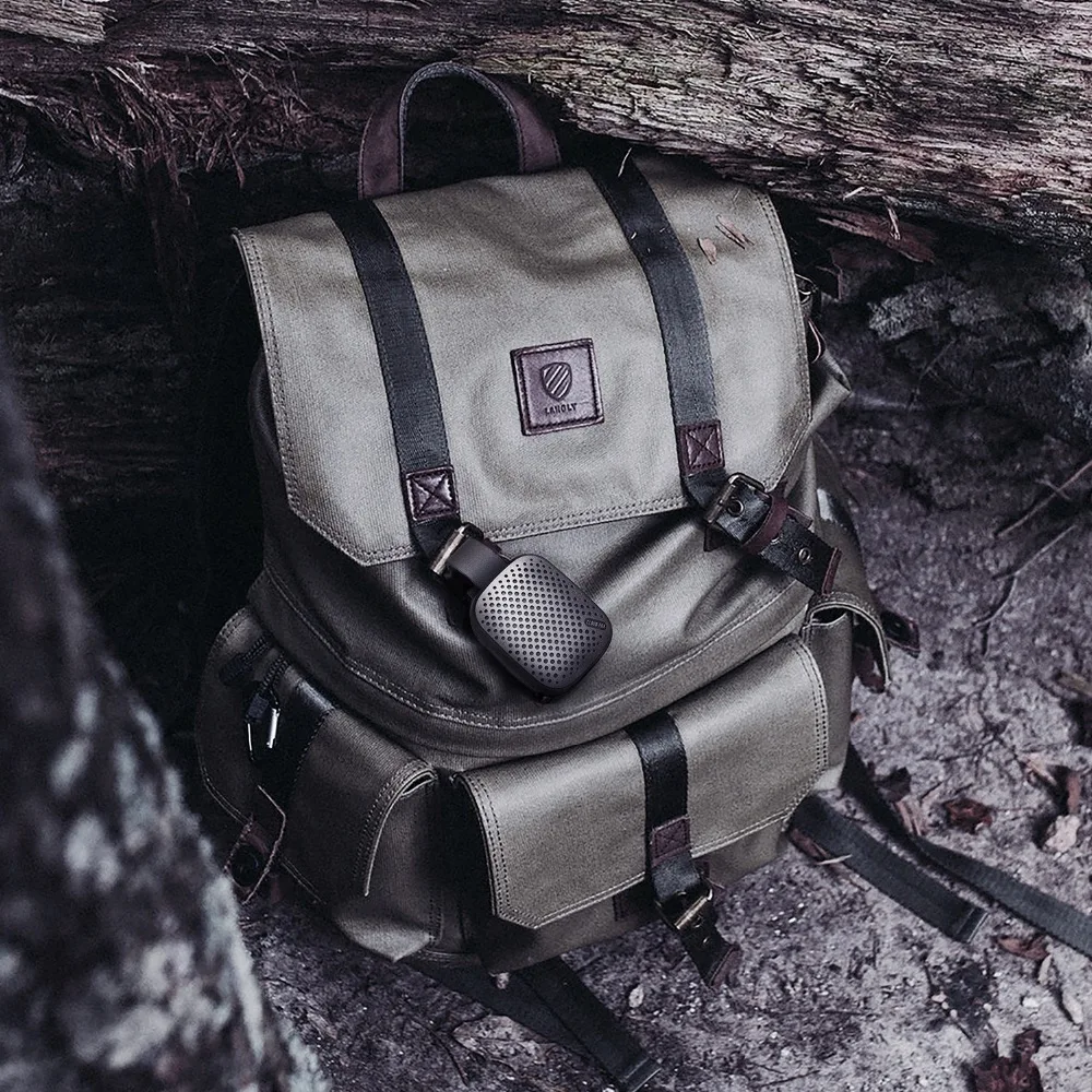 DOSS Мини Открытый Портативный беспроводной Bluetooth стерео динамик с крюком путешественника IPX4 водонепроницаемый пылезащитный Встроенный микрофон