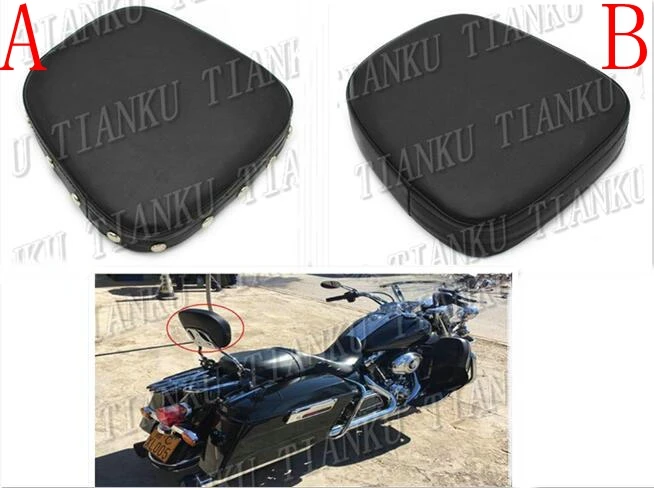 Черная Кожаная подушка на спинку мотоцикла для Suzuki 8. 0 C90 M109R C109 Marauder 800 M50 Intruder LC| |
