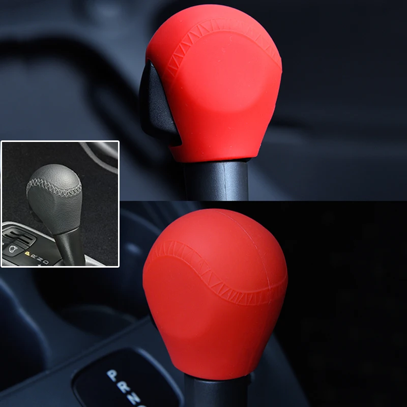 Для Benz Smart Fortwo Forfour- силиконовая зубчатая Кнопка Ручного Тормоза, чехол для переключения перчаток, накладка на голову, чехол для автомобиля