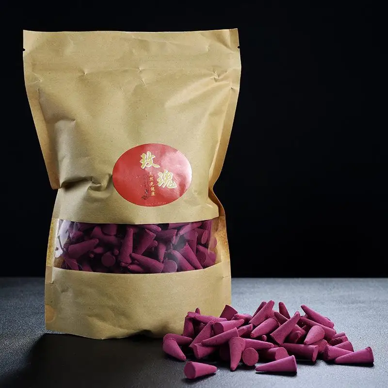 450 шт./кор. натуральный обратного Будда конусная Ладан Крытый пагода Роза Башня