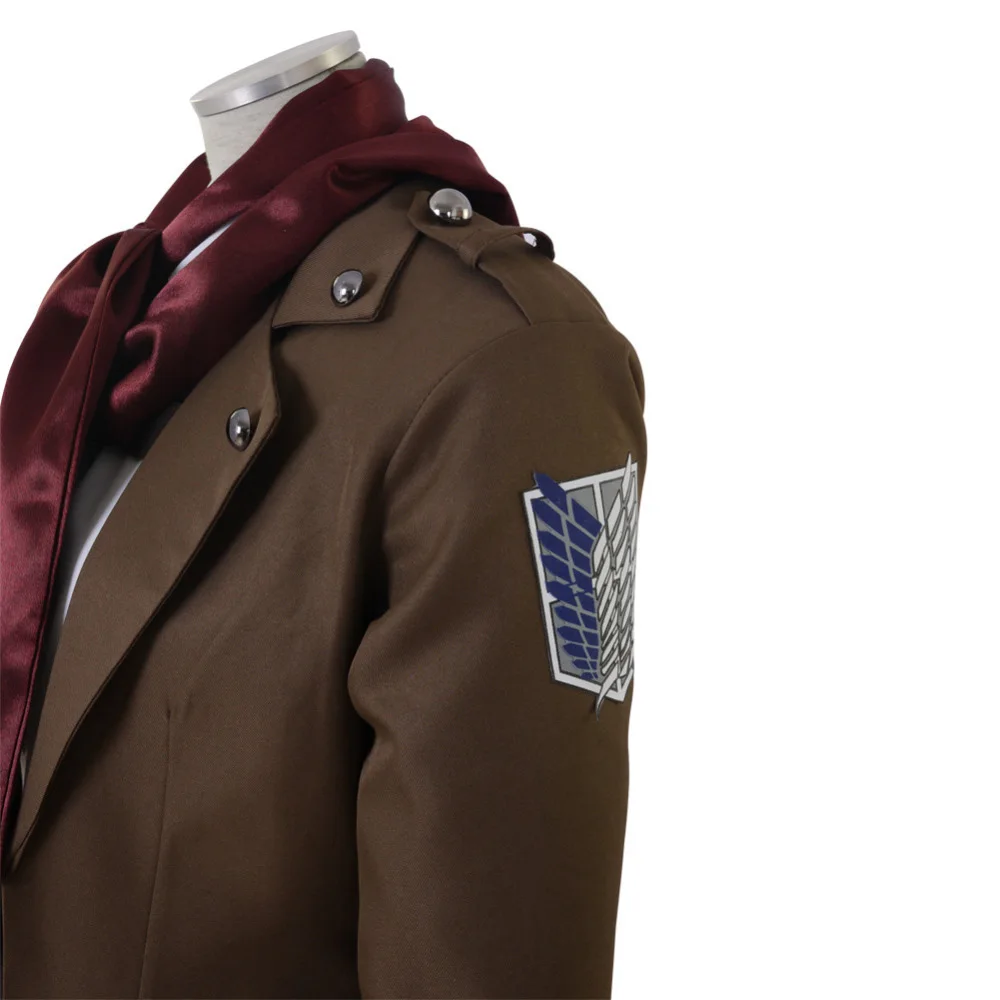 Длинный костюм для косплея из фильма атака на Титанов