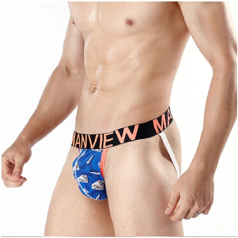 Бамбуковое сексуальное нижнее белье с принтом для мужчин мальчиков трусики