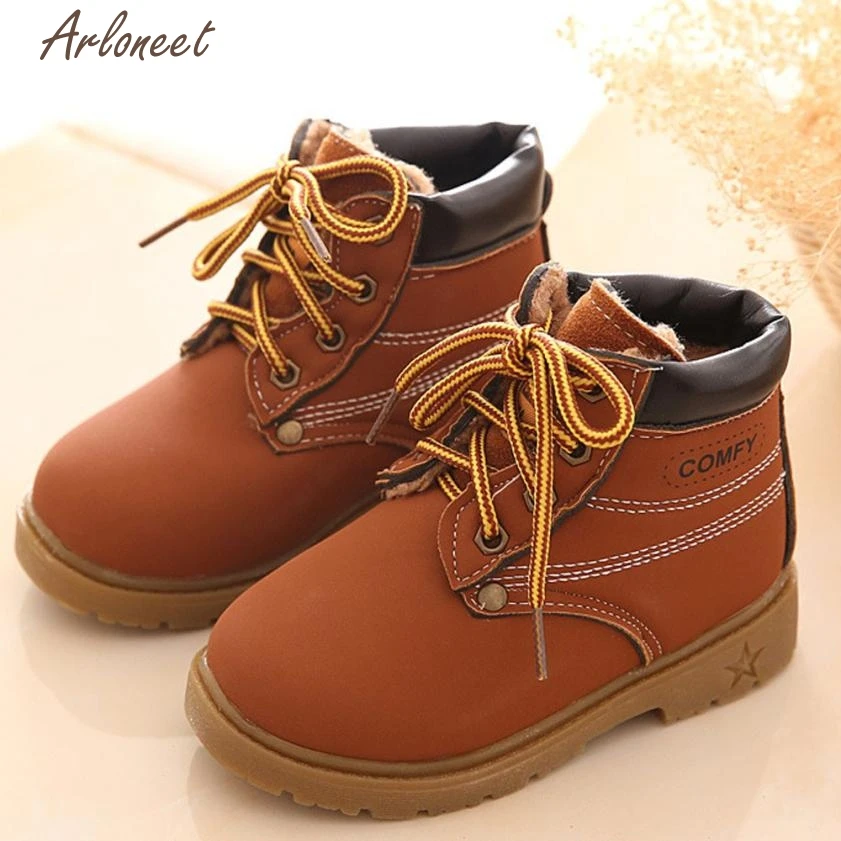 2017 модные зимние детские Армейские Ботинки Martin теплая обувь|baby shoes|boots baby winterwinter